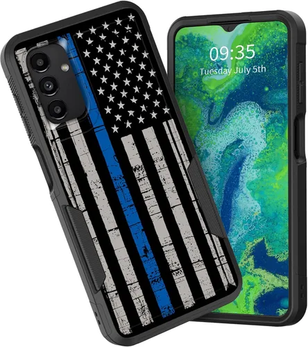 Vista 87 de Funda para Galaxy A15 5G, doble capa híbrida resistente a prueba de golpes, policarbonato duro, silicona suave, TPU, funda protectora para Samsung
