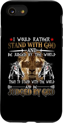 Vista 18 de I Would Rather Stand with God Knight Templar Case for iPhone 17