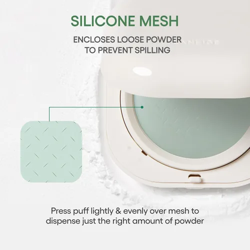 Vista 6 de LANEIGE Neo Blurring Powder: Korean Oil-Control Compact with Pore Blurring, Smoothing Finish & Travel-Friendly, No-Spill Packaging 2-Transparente
