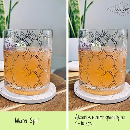 Vista 8 de Regalos para enfermeras para mujeres y hombres – Posavasos de cerámica absorbente con soporte incluido (enfermera divertido), regalo