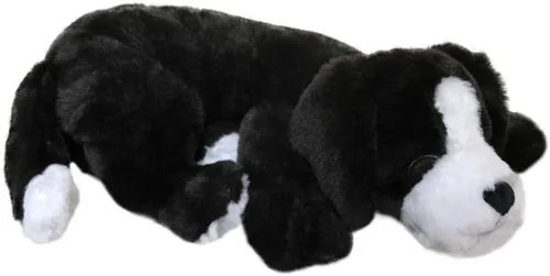 Vista 3 de Juguete de peluche con latido del corazón, juguetes calmantes para aliviar la ansiedad para cachorros y gatitos, latido del corazón en una felpa