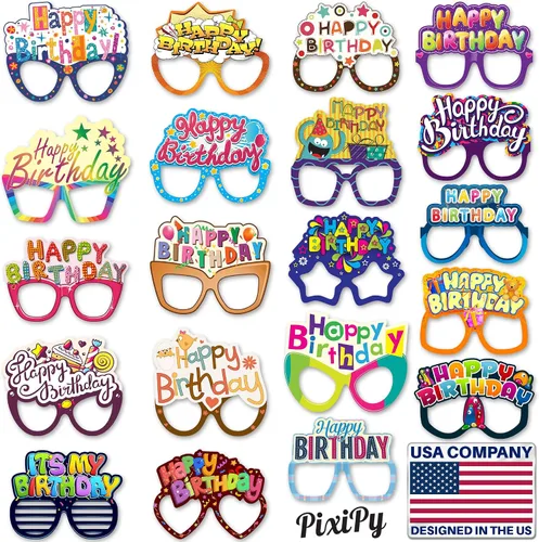 Vista 9 de Accesorios para cabina de fotos – Gafas de fiesta temática de los años 20 – Negro y dorado, 10 piezas – Twenties, Jazz, Gatsby, Vintage, Año Nuevo