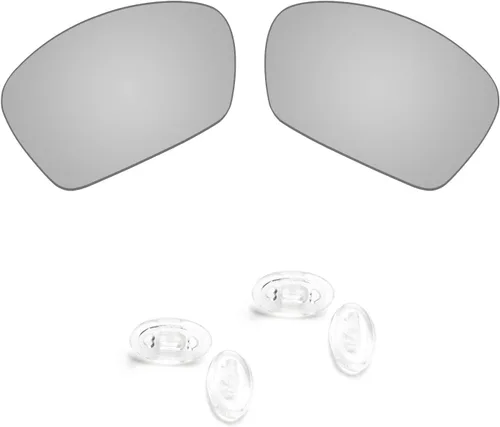 Vista 12 de Eye Opening Stuff Lentes de repuesto polarizadas y almohadillas de nariz compatibles con gafas de sol Oakley Plaintiff OO4057 Dorado