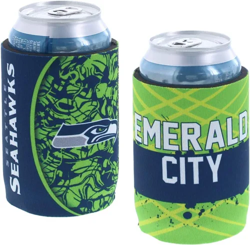 Vista 5 de Juego de 2 soportes para latas de Coozie Huggie con logotipo del equipo de fútbol (Arizona) Cardinals - Dinámico)