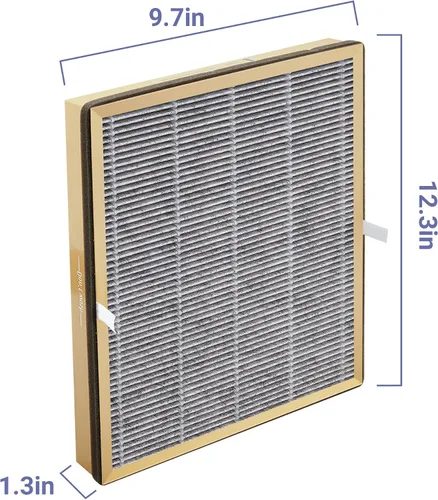 Vista 7 de Filtro de repuesto HEPA compatible con purificador de aire TaoTronics TT-AP002 y para purificadores de aire VAVA VA-EE008, filtro HEPA verdadero