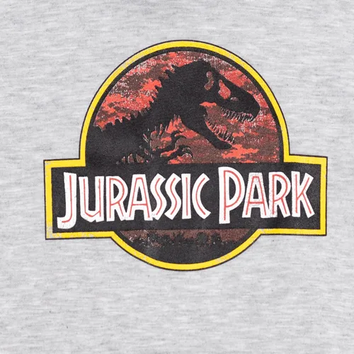 Vista 2 de Jurassic Park Sudadera con capucha de vellón azul para niños pequeños a niños pequeños