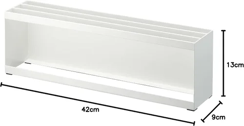 Vista 5 de Yamazaki 7643 Estante para zapatillas, inteligente, color blanco