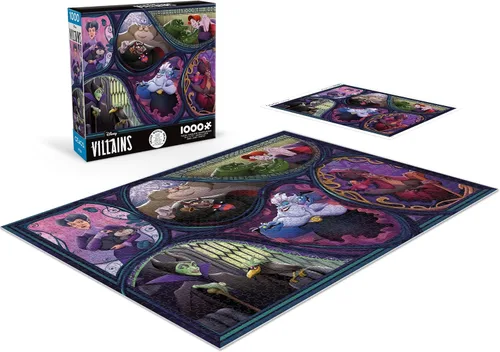 Vista 4 de Ceaco - Disney Villains & Their Pets - Rompecabezas de 1000 piezas