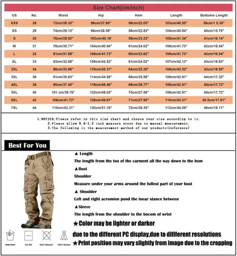 Vista 5 de Pantalones deportivos tipo cargo para hombre, resistentes al viento y a la lluvia, pantalones de entrenamiento cálidos para invierno, pantalones