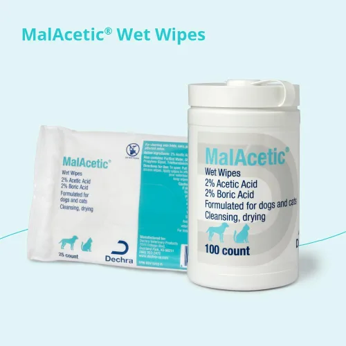 Vista 5 de MalAcetic Toallitas húmedas para perros y gatos, 25