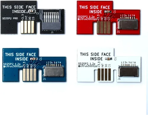 Vista 7 de HUAYUWA Kits de actualización de juego (blanco, versión NTSC-U) se adapta a Gamecube SD2SP2 Mircro adaptador de tarjeta SD SDLoad SDL TF lector