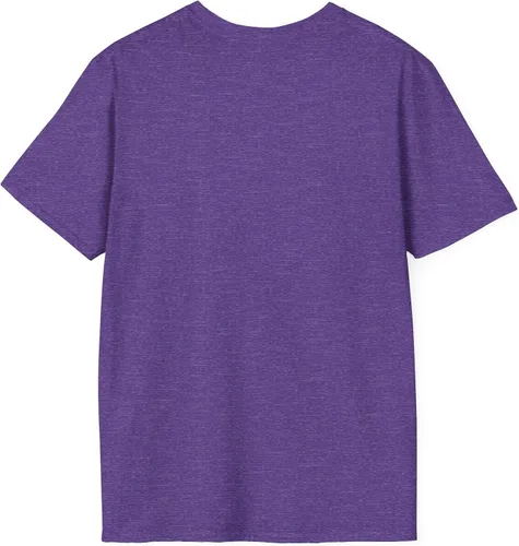 Vista 2 de Be Kind Rewind VHS Tape T-Shirt Retro 80s 90s Nostalgia Heather Purple