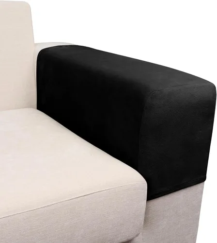 Vista 54 de Funda para Sofá de Terciopelo Elástico Funda de Cojín de Sofá 1 Pieza - Funda Elástica Lavable para Asiento o Respaldo, Fundas de Asiento para Sofás