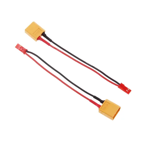 Vista 2 de 4pcs JST a XT60 macho hembra RC conector adaptador cable con 20awg 4inch cable (E86-4)