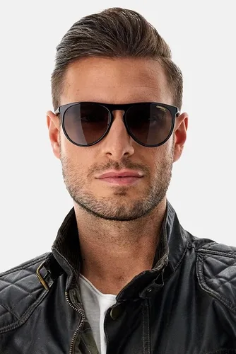 Vista 6 de Carrera Lentes de sol redondos unisex con gradiente marrón 258S 0807HA 57