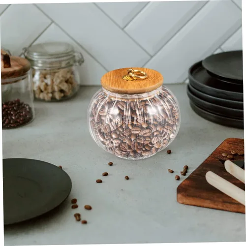 Vista 9 de BESTOYARD Tarro de cristal de calabaza 3pcs Cereales Pasta
