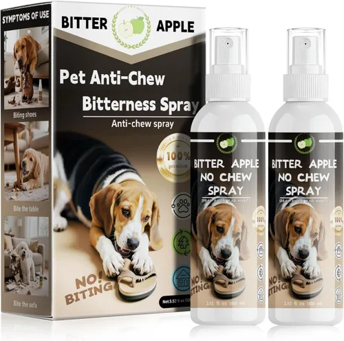 Vista 7 de Spray de manzana amarga para que los perros dejen de masticar, spray antimasticable para perros, espray disuasorio para proteger muebles, zapatos