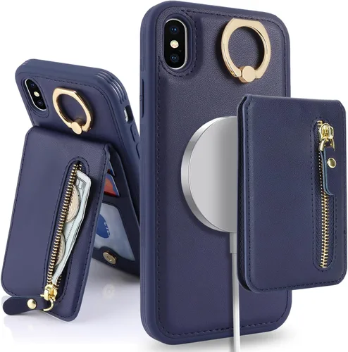 Vista 26 de Funda para iPhone 16 Plus con tarjetero - Negro negro ( A + Black )