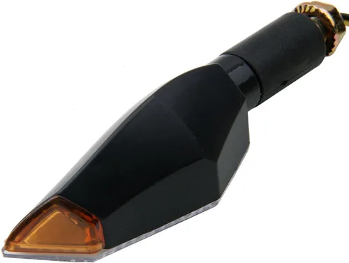 Vista 4 de Black Long Stem LED Motorcycle Turn Signals Lights Indicators Blinkers Compatible for Kawasaki Ninja H2R
