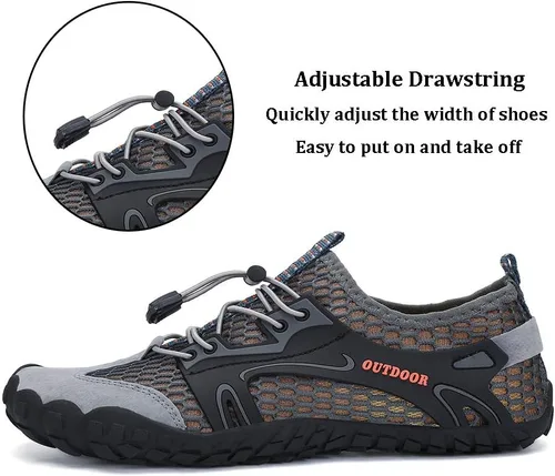 Vista 2 de AFT AFFINEST Zapatos acuáticos para hombre y mujer, zapatos acuáticos de secado rápido, zapatos de playa descalzos para natación, piscina, yoga