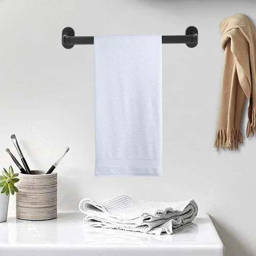 Vista 8 de NUOBESTY Toallero sin perforación, soporte de pared para baño, cocina, dormitorio, multiuso, ahorro de espacio, con acabado liso