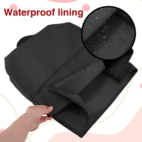 Vista 4 de Cubierta antipolvo para batidora de pie compatible con KitchenAid 6/7/8 Negro
