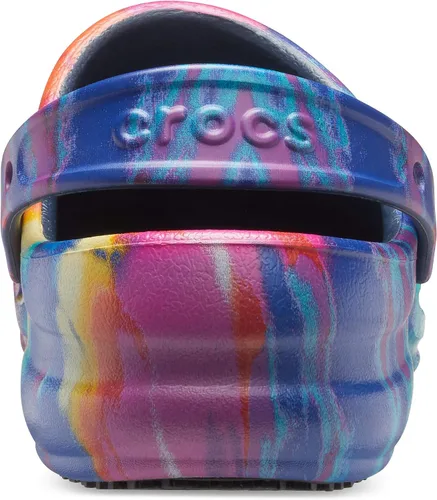 Vista 2 de Crocs Zuecos unisex para hombres y mujeres con gráfico bistró Zapatos de trabajo antideslizantes