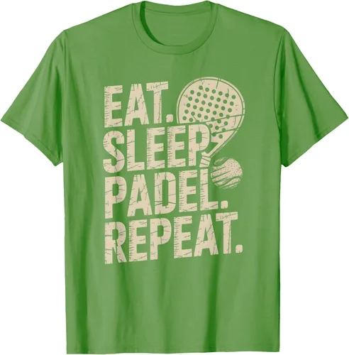 Vista 16 de Camiseta Eat Sleep Padel Repeat Padel Jugador de Tenis