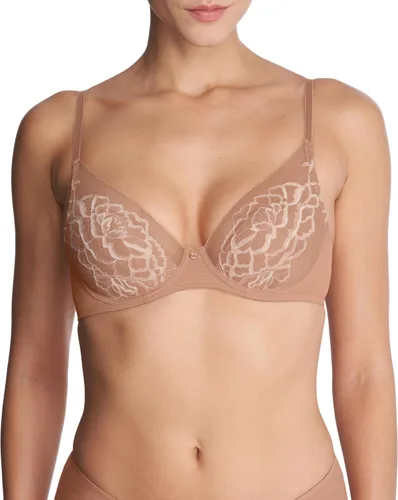 Vista 13 de Natori Aros Flora Contour para mujer negro/moca claro