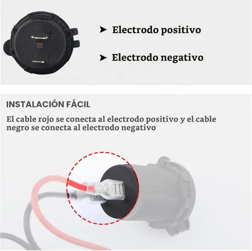 Vista 4 de 2 piezas de enchufe para encendedor de cigarrillos de 12 V, enchufe para encendedor de cigarrillos impermeable de 12 V para cargador de coche