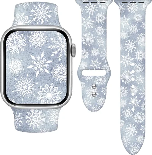 Vista 8 de Banda de Reloj para Festividades Compatible con Apple Watch Series 11 10 9 8 7 6 5 4 3 Ultra SE para Mujeres y Hombres, Elegante y Divertida Banda