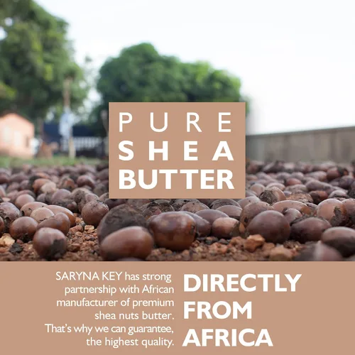 Vista 5 de Saryna Key Acondicionador capilar con manteca de karité africana pura para cabello seco encrespado y dañado - Acondicionador hidratante e hidratante