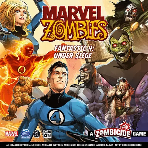 Vista 2 de Marvel Zombies: A Zombicide Game - Fantastic 4: Under Siege - ¡Defiende o corrompe a la primera familia de Marvel en el Apocalipsis! Juego