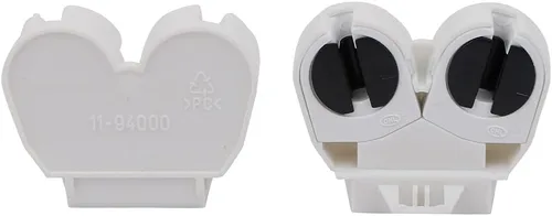 Vista 2 de uxcell 8 piezas T5 soporte de luz fluorescente G5 Base lámpara enchufe AC 500V 2A