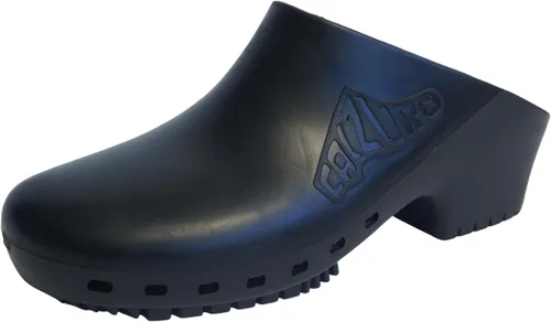 Vista 19 de CALZURO Zuecos de Trabajo Clásicos Sin Agujeros - Zuecos de Enfermería Unisex - Zapatos Antideslizantes - Zapatos de Cocina de Goma Autoclavables