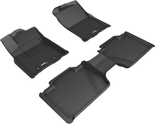 Vista 12 de 3D MAXpider Tapete KAGU de ajuste personalizado (negro), compatible con Toyota Tacoma Access CAB 2018-2023, juego completo