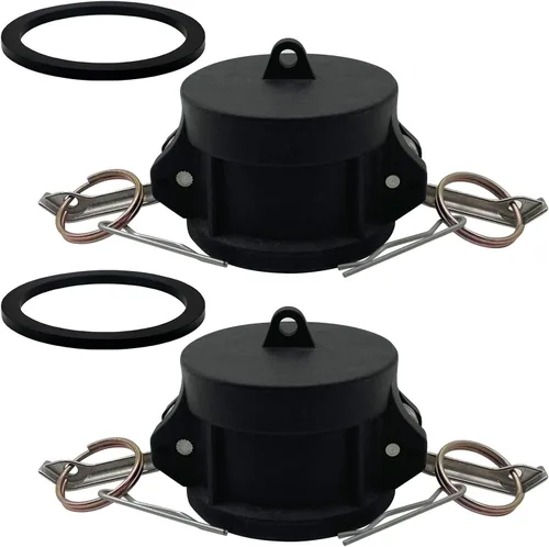 Vista 7 de 2 piezas de accesorios Camlock Poly DC-75 3/4 pulgadas Tipo CC Acoplamientos estándar Accesorios de bloqueo de leva de polipropileno para ranura