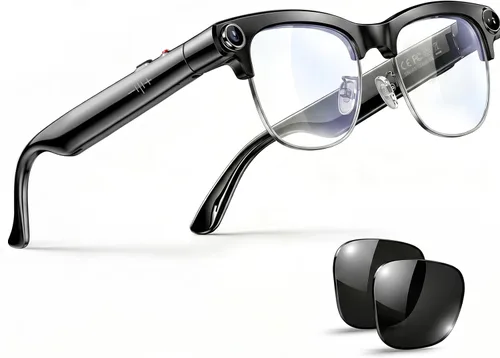 Vista 11 de Gafas inteligentes AI con cámara, audio de oído abierto
