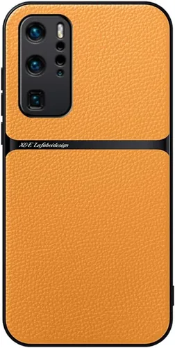 Vista 8 de Kepuch Silklike Caso Para Huawei P40 Pro - Cubierta De Parachoques Placa De Metal Incorporada Para Huawei P40 Pro - Gris