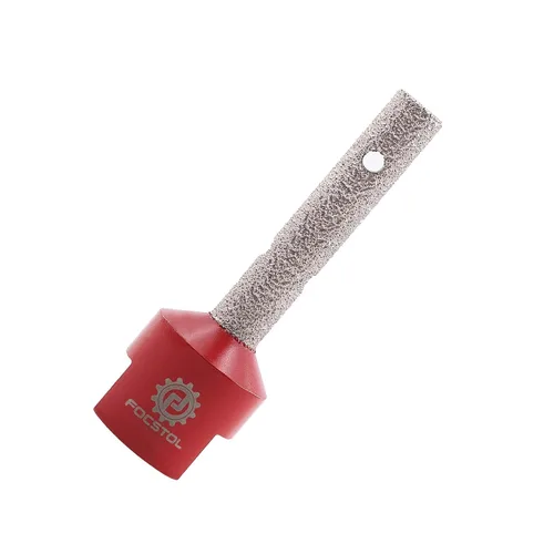 Vista 7 de FOCSTOL Brocas de diamante para fresado de dedo – Broca de núcleo de 1-3/8 pulgadas (1.378 in) para agrandar, dar forma, moler y bisel redondo