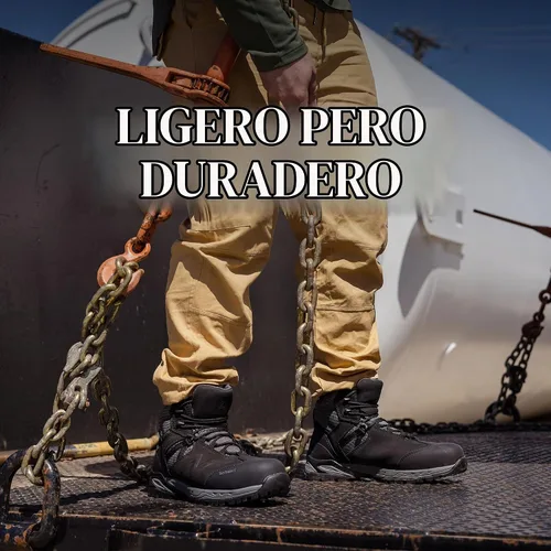 Vista 7 de New Balance Botas de trabajo impermeables Allsite con punta compuesta para hombre, Negro