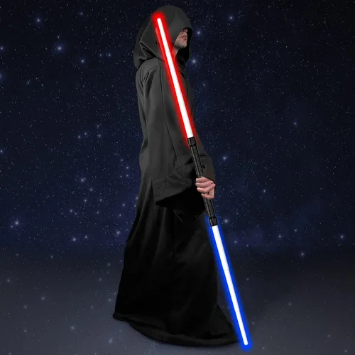 Vista 3 de Recuerdos de fiesta de sable de luz, paquete de 12 sables de luz para niños, juego de espadas de luz para niños y niñas, Halloween, fiestas