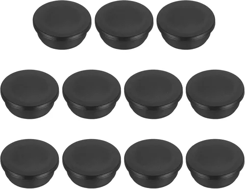 Vista 184 de MECCANIXITY - Tapones de silicona en forma de T (26mm, 1 pulgada de diámetro), color negro