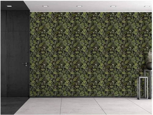 Vista 28 de Mural de pegatina removible para decorar el hogar Bonito árbol de cerezo en flor