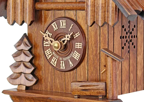 Vista 4 de Reloj de cuco de cuarzo - La casa de troncos AH 22 QM