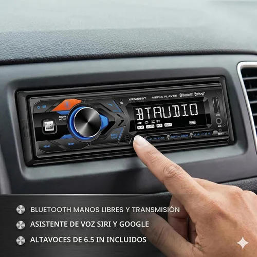 Vista 2 de Dual Electronics CPM5965 Estéreo de coche DIN único con altavoces de 6.5