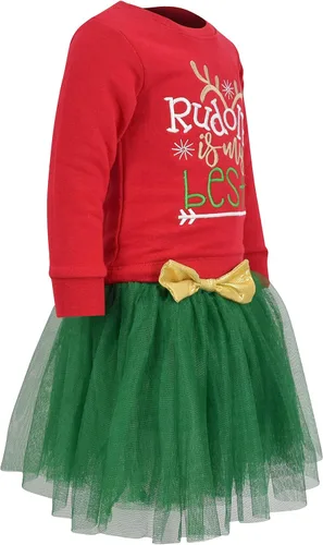 Vista 47 de Unique Baby Girls 2pc Skirt Set Outfit Long Sleeve Top with Skirt