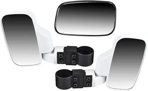Vista 13 de NICHE Combo de espejo retrovisor negro Breakaway para Offroad UTV barra de jaula enrollable de 1.75 pulgadas