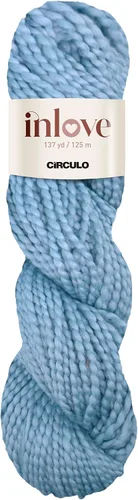Vista 20 de Circulo Inlove Slim, 100% algodón brasileño, hilo para ganchillo y tejido, hilo suave para bebé, peso DK #3, color 1317, color solar