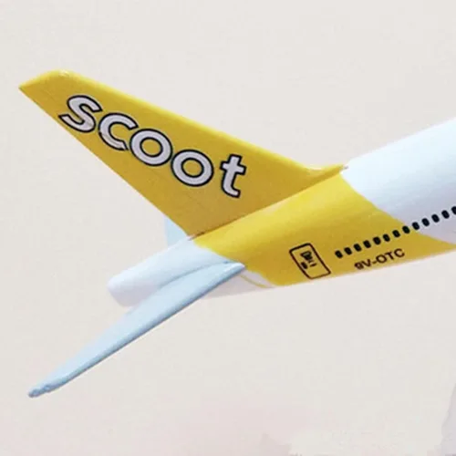 Vista 5 de 1/400 Escala Diecast Singapur 777 Modelo Avión Modelo Airbus Aviación Ciencia Exposición